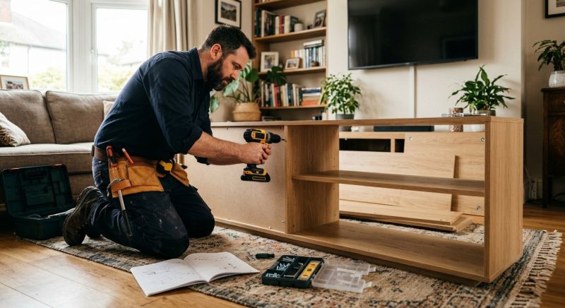 Entertainment Center Assembly in Alpharetta, GA