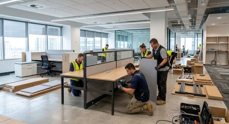 Standing Desk Assembly in Olathe, KS